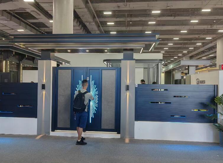 新款中式鋁藝別墅大門展示