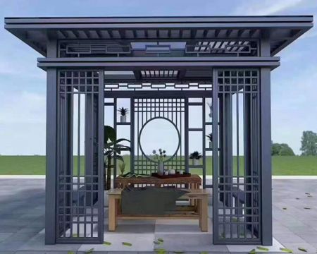 中式鋁藝涼亭