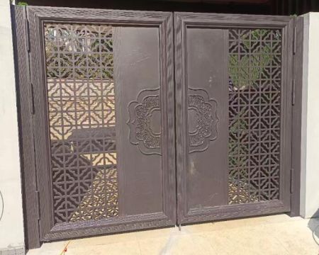 中式別墅大門定制 中式別墅大門定制